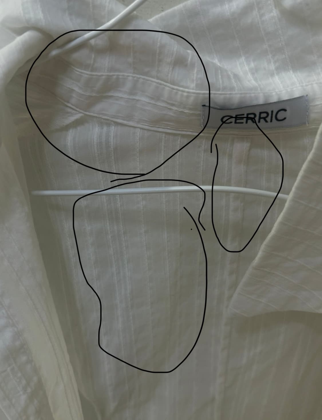 Crunch Stripe Shirt _ white 상품이미지4