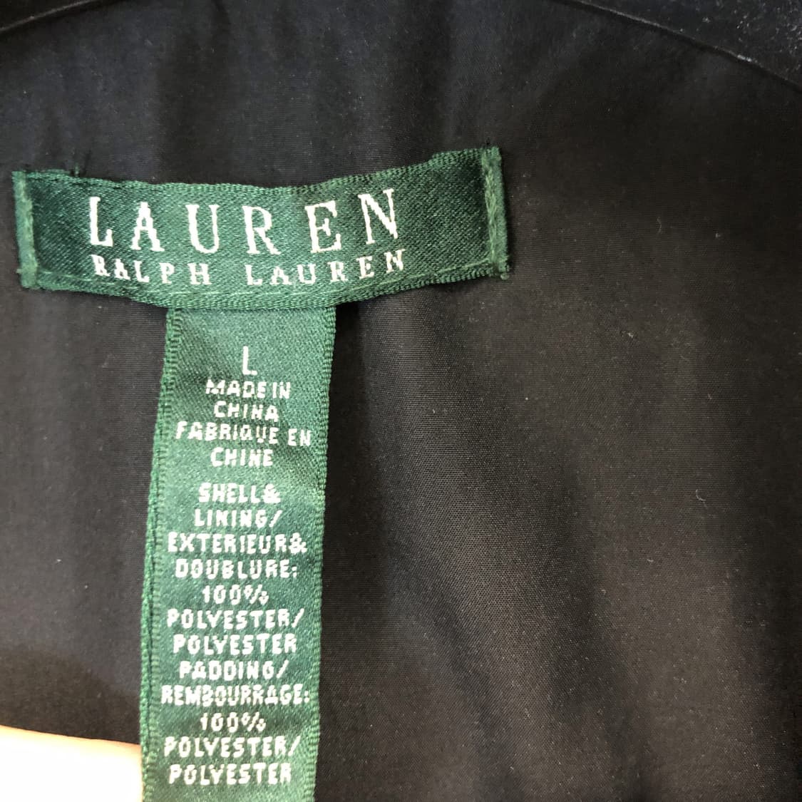 폴로 랄프로렌 퀄팅자켓 L  상품이미지5
