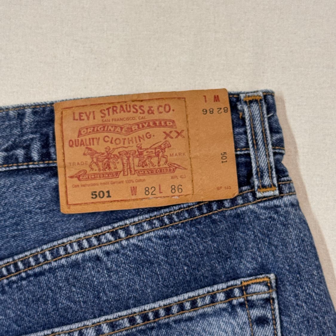 32inch) 리바이스 501 버튼플라이 데님 청바지 Korea 상품이미지3