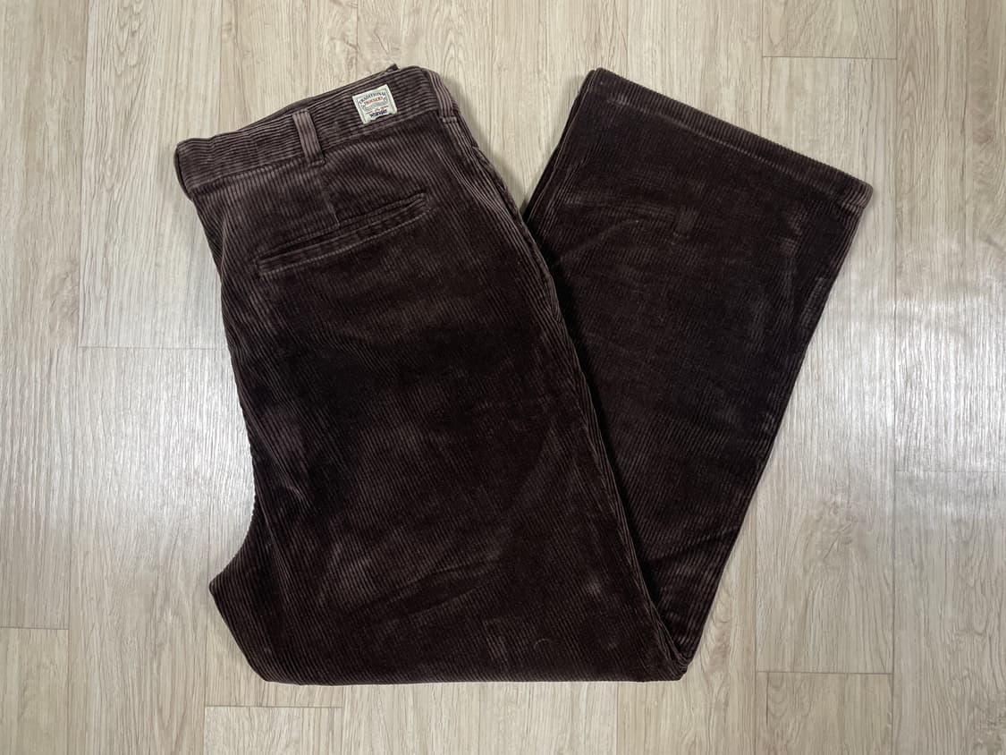 31~32) 90s 랭글러 투턱 코듀로이 팬츠(민트급)RRL&LVC&폴로 상품이미지1