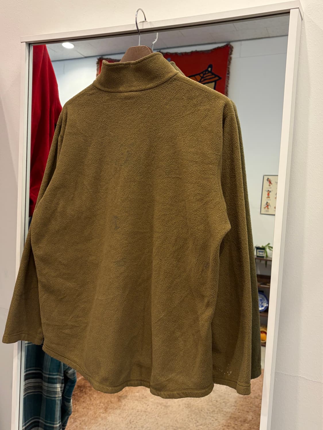 00s Military USMC OG 미해병대 폴라텍 쿼터 집업 플리스 상품이미지5