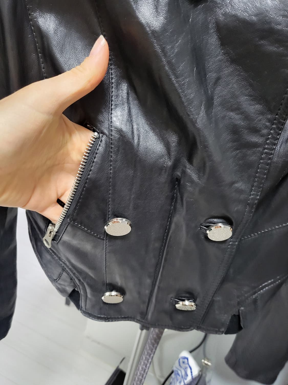 (새제품)세일세일!천연양가죽 자켓 상품이미지3