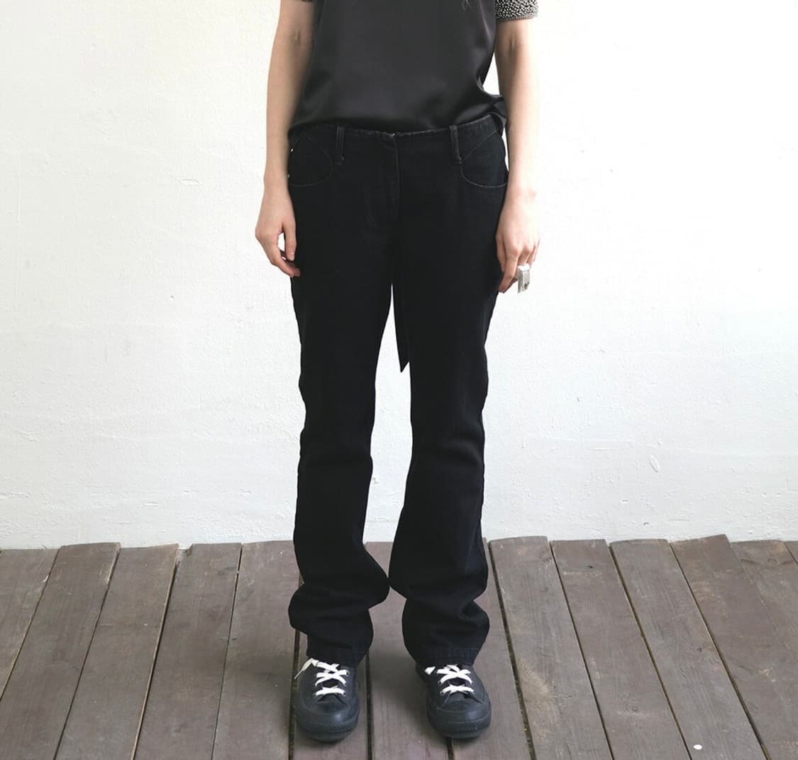새상품) 데어드 로우라이즈 커브드 진 low rise jeans 상품이미지1