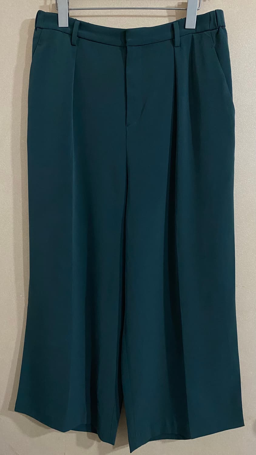 Pintuck Wide Slacks (Forest) 상품이미지5