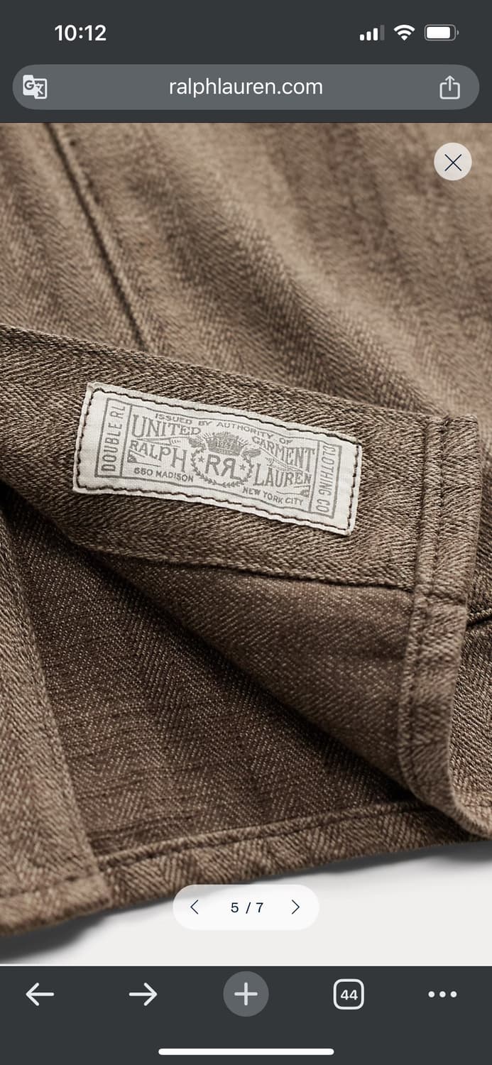 [새상품] RRL 스트라이프 자스페 헤링본 재킷 (S, M, L, XL) 상품이미지5