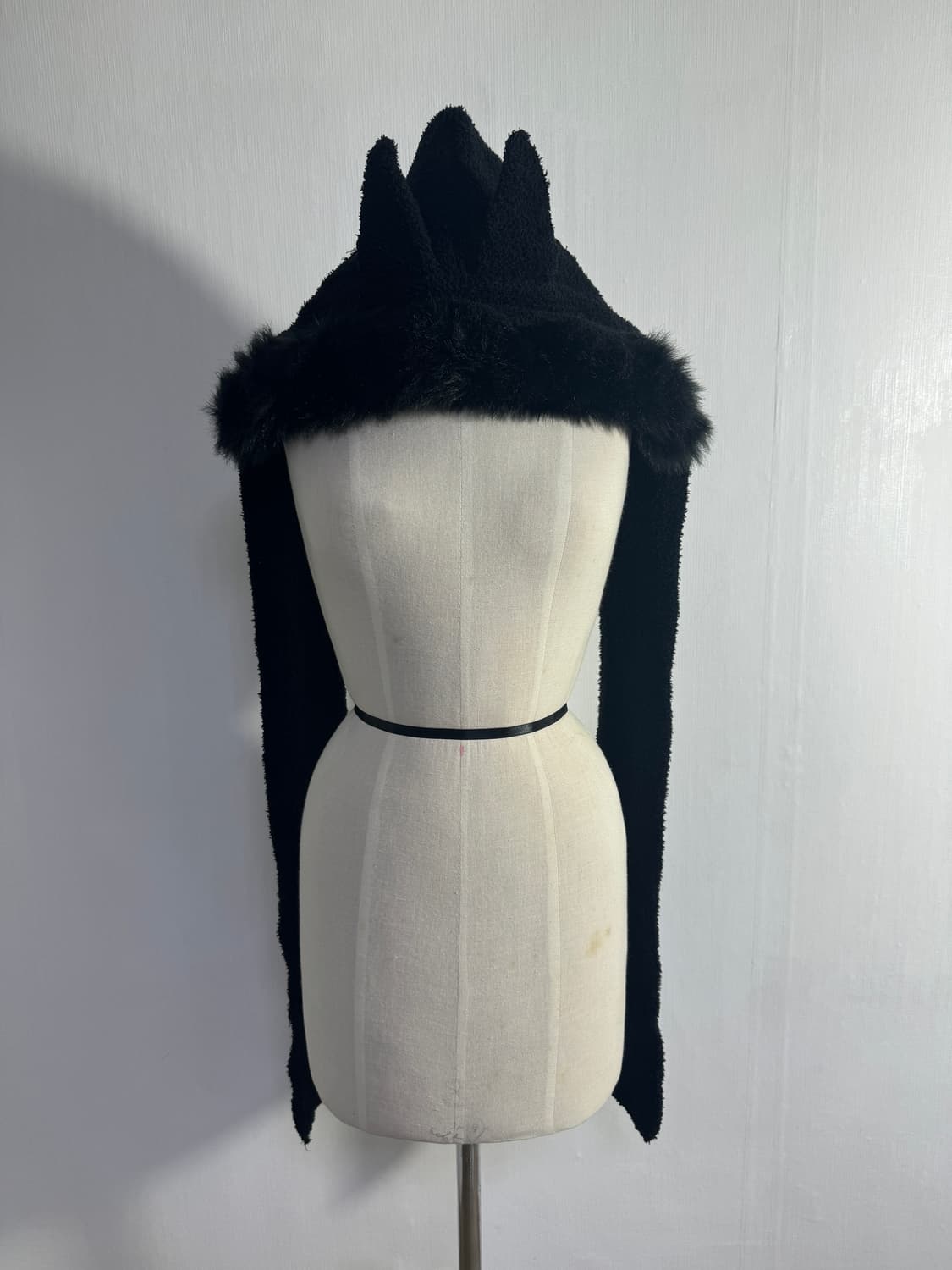 MAD PUNKS 데빌 후드 퍼 머플러 고딕 펑크 상품이미지6