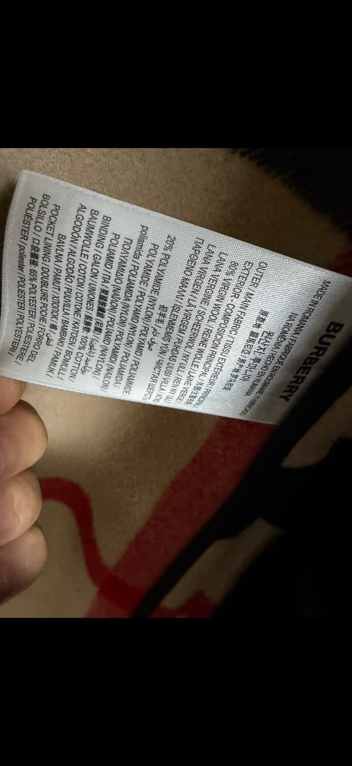 (46) 버버리 그리니치 더플코트 네이비 상품이미지4