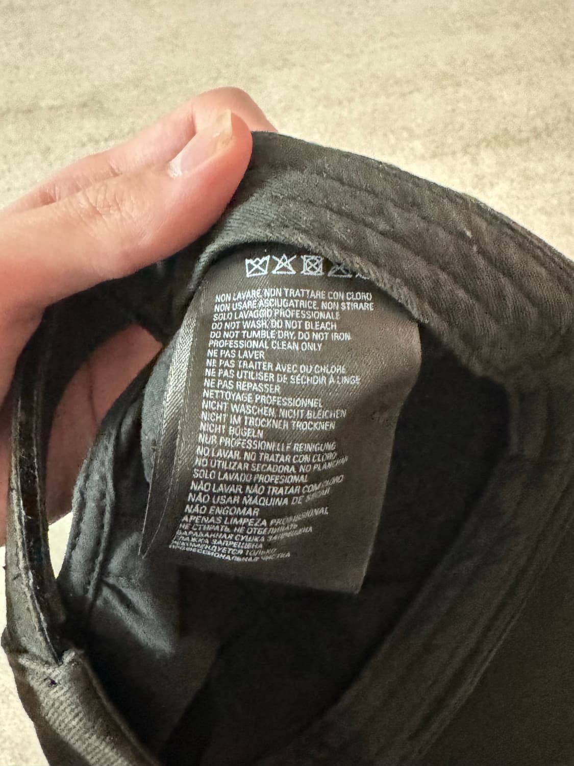 발렌시아가 업사이클 캡 다크 그린 상품이미지5