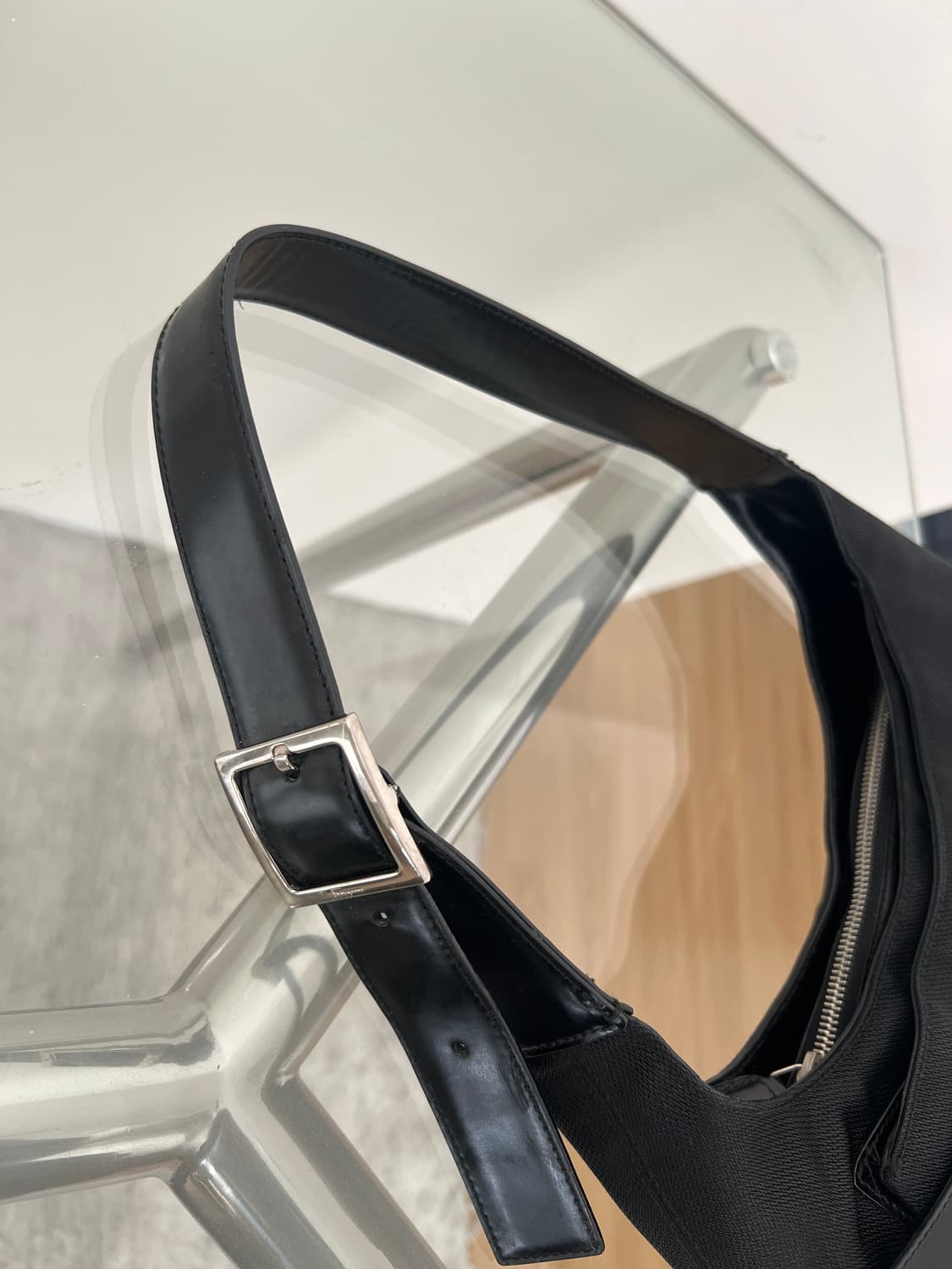 빈티지 페라가모 간치니 블랙 숄더백 상품이미지3