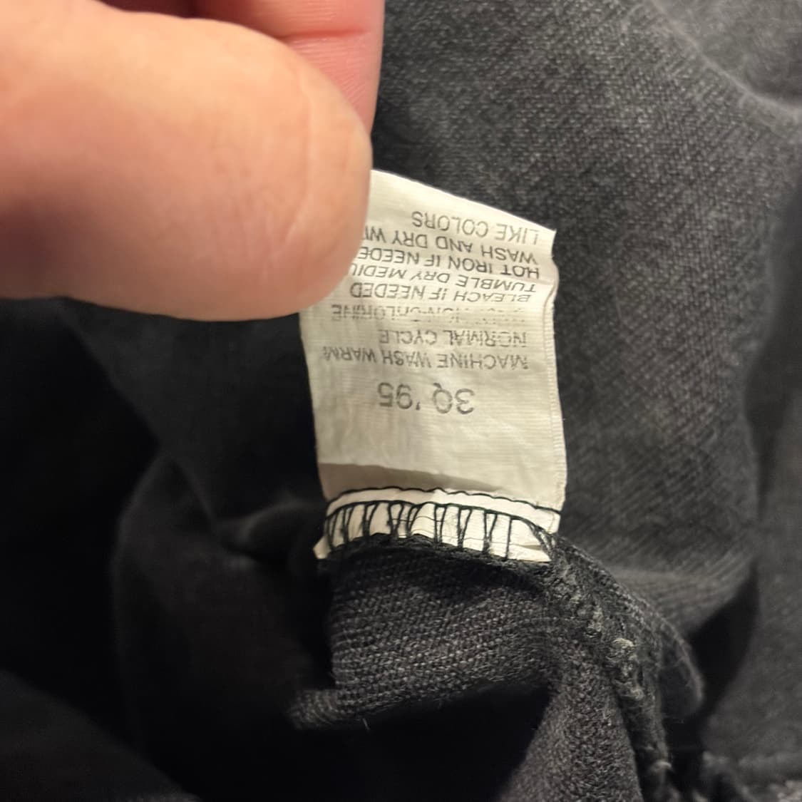 [L] 00s 리바이스 블랙 데님 흑청 셔츠 남방 D223 상품이미지9