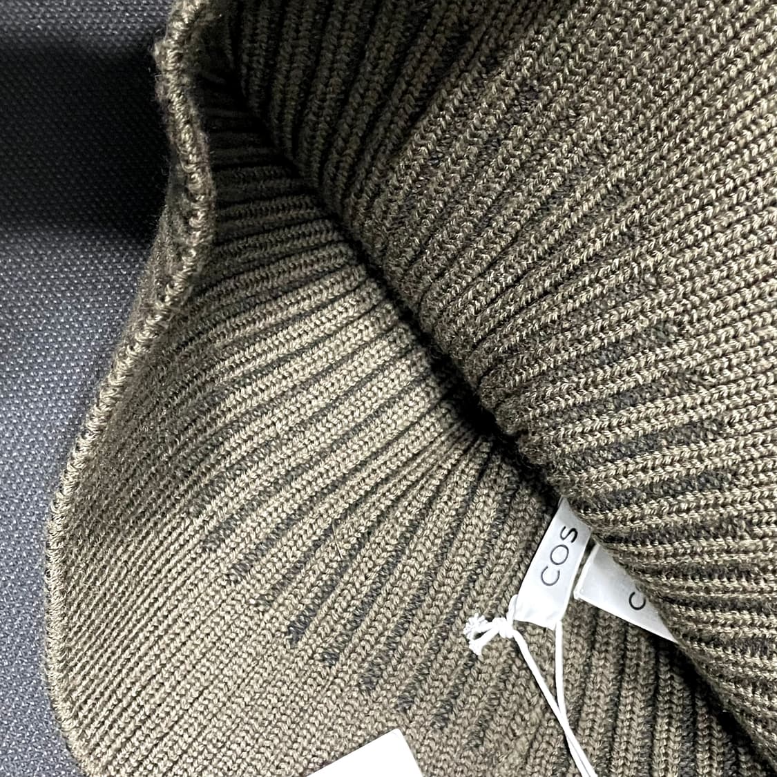 코스/ 니트 버킷햇 카키/ 프리 상품이미지3