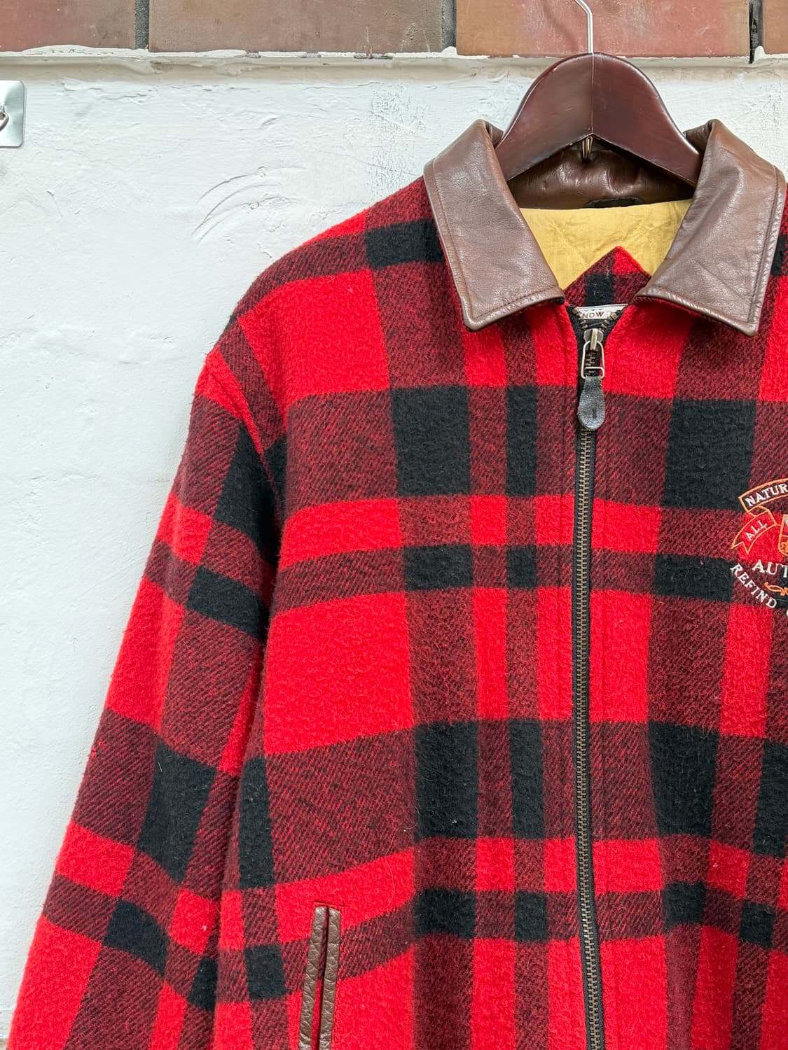 Cubic Measure 버팔로 체크 울 블렌드 자켓 M 상품이미지4