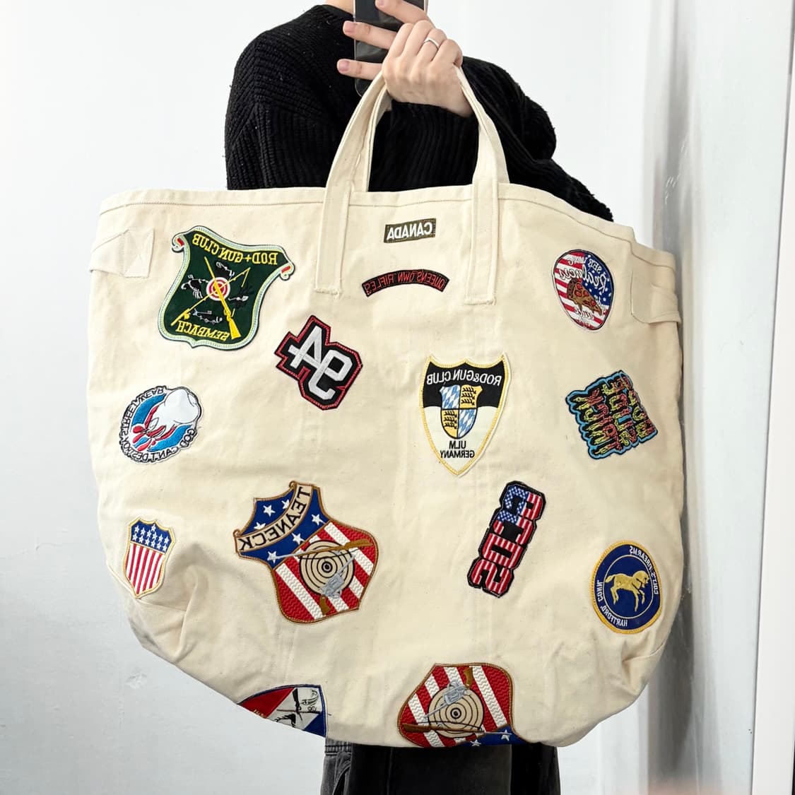 멀티패치 쇼퍼백 상품이미지2