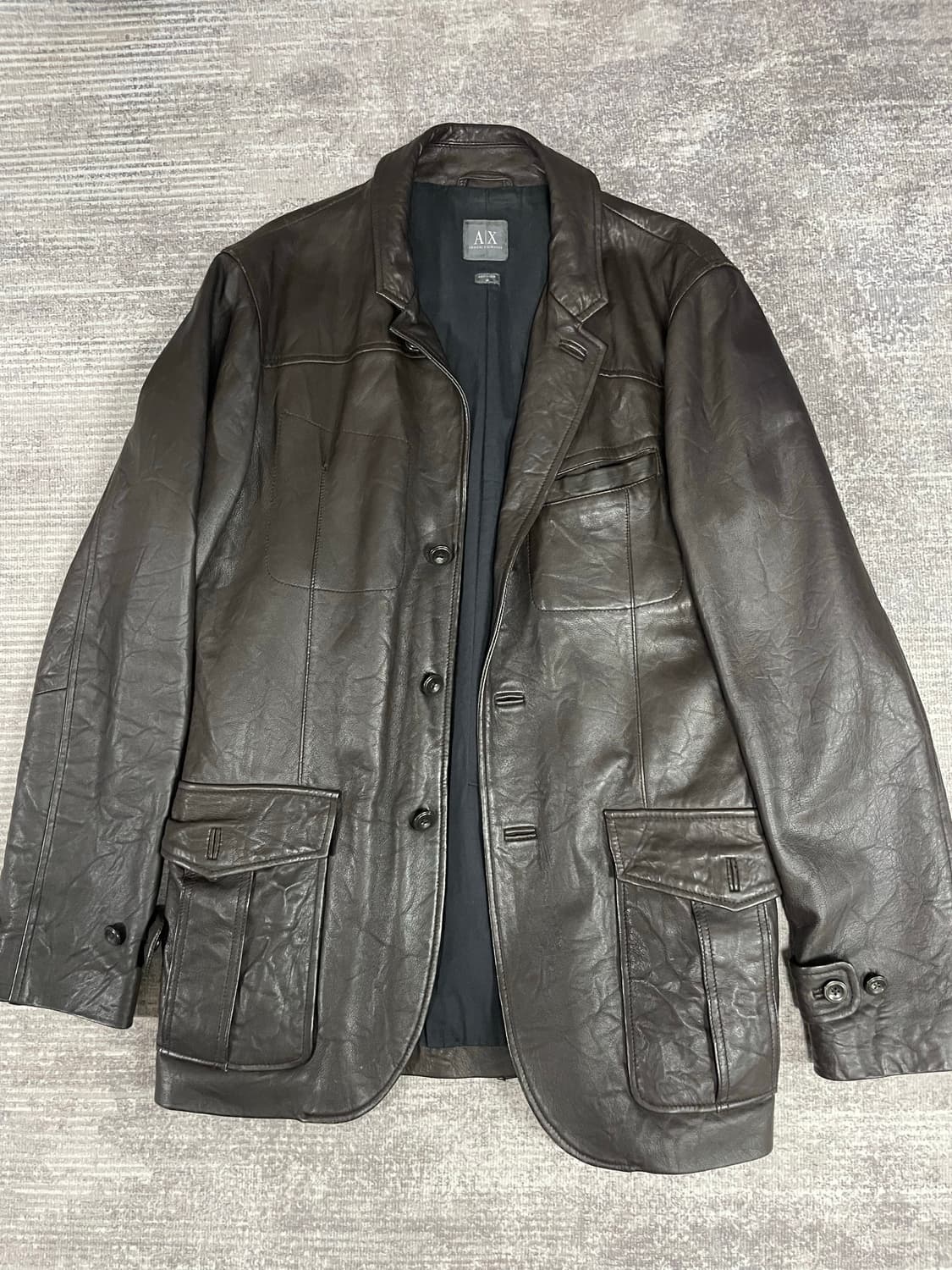 90s A|X  리얼레더 자켓 상품이미지1