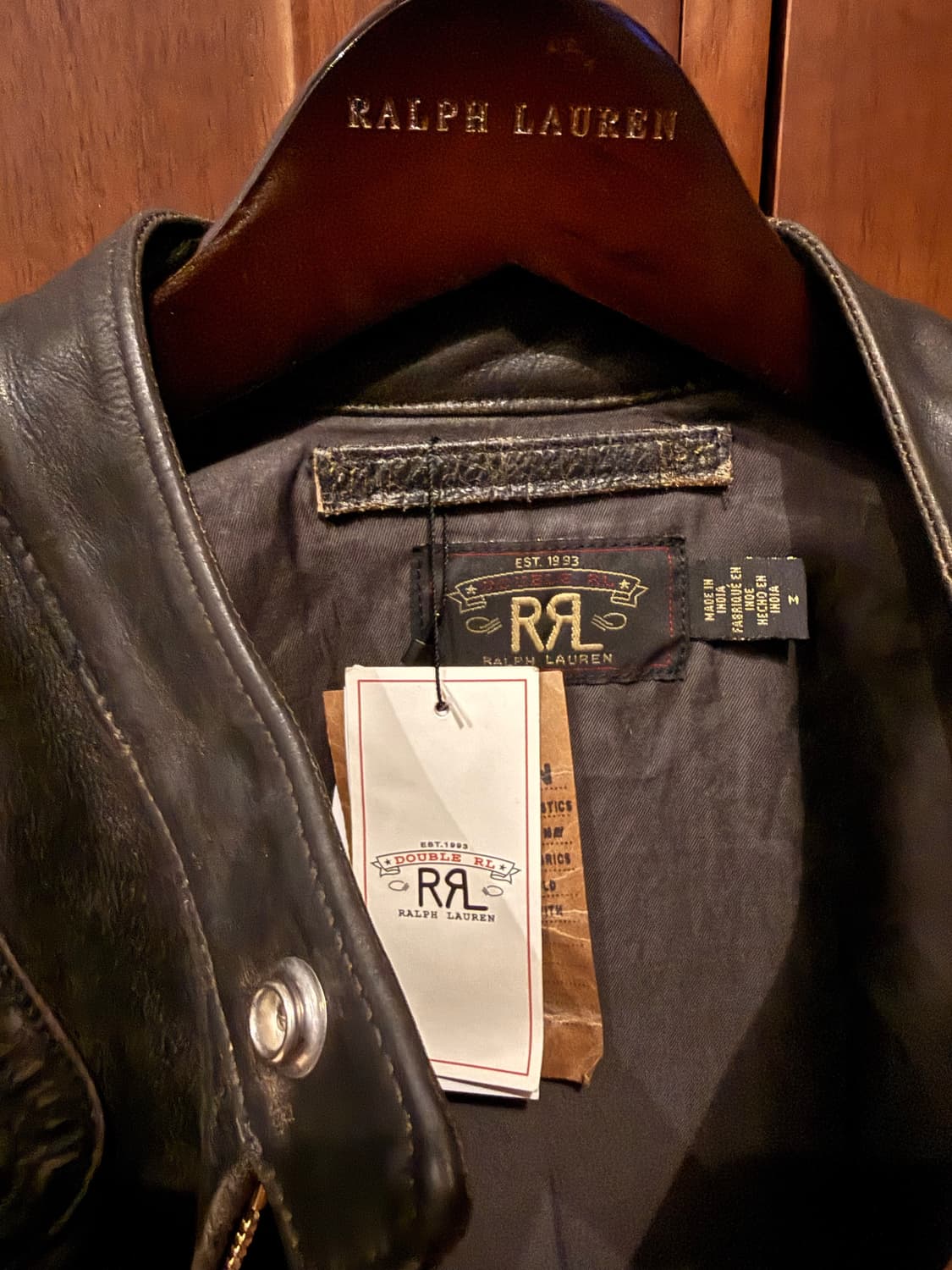 RRL 더블알엘 슬림 레더 모토 자켓 상품이미지2