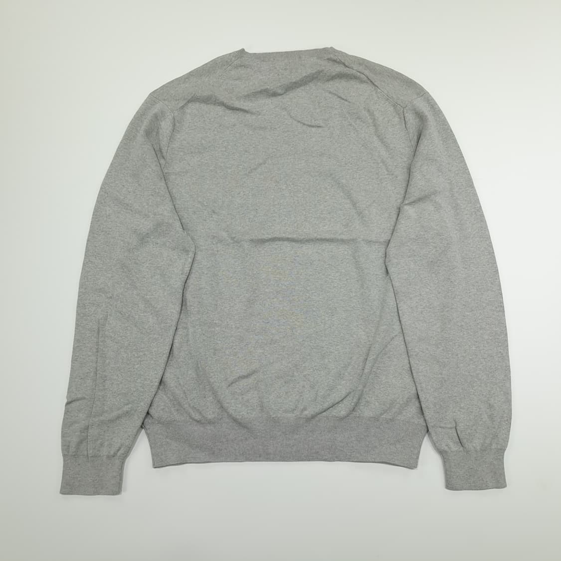 CN810 XL 폴로 랄프로렌 그레이 V넥 피마코튼 긴팔 니트 스웨터 상품이미지7