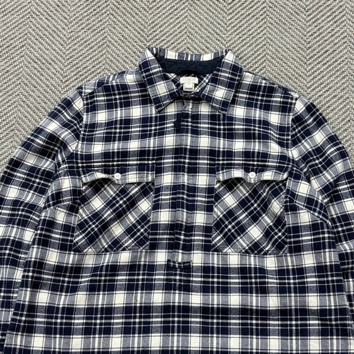 제이크루 반집업 체크 셔츠 v2370 상품이미지3