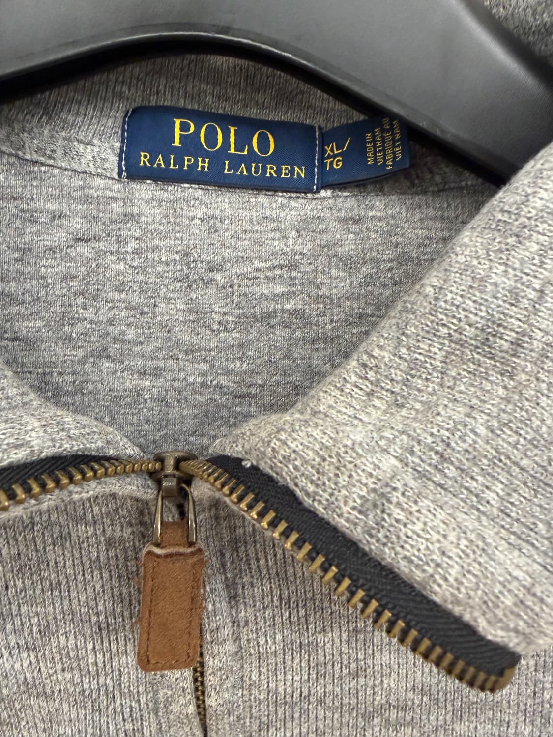 [XL] 폴로 랄프로렌 그레이 하프집업 니트 상품이미지2