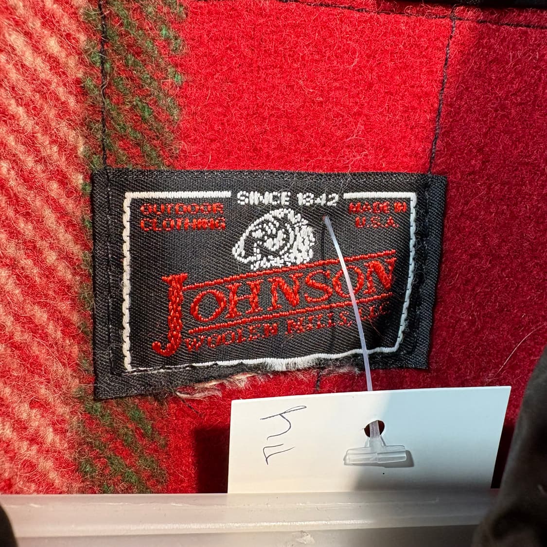 [M] JHONSON WOOLEN MILLS 존슨 울런 밀스 체크 자켓 상품이미지5