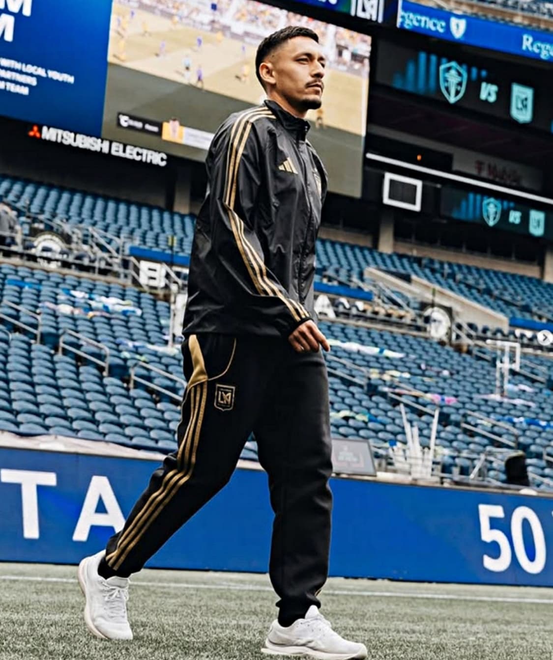 아디다스 LAFC 리버시블 앤섬 자켓 블랙 - US 사이즈 팝니다. 상품이미지7