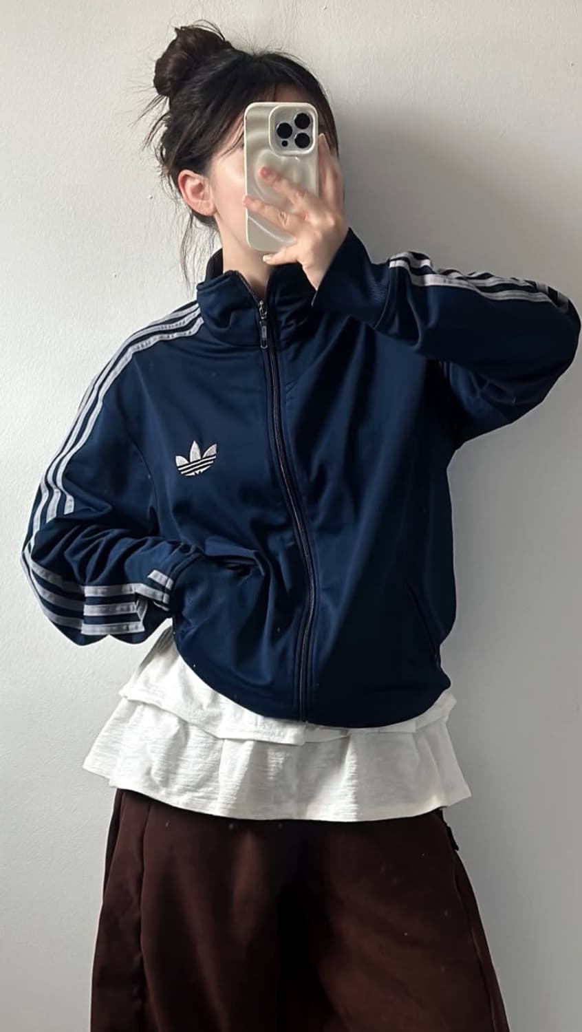 아디다스 실버네이비 트랙탑 상품이미지1