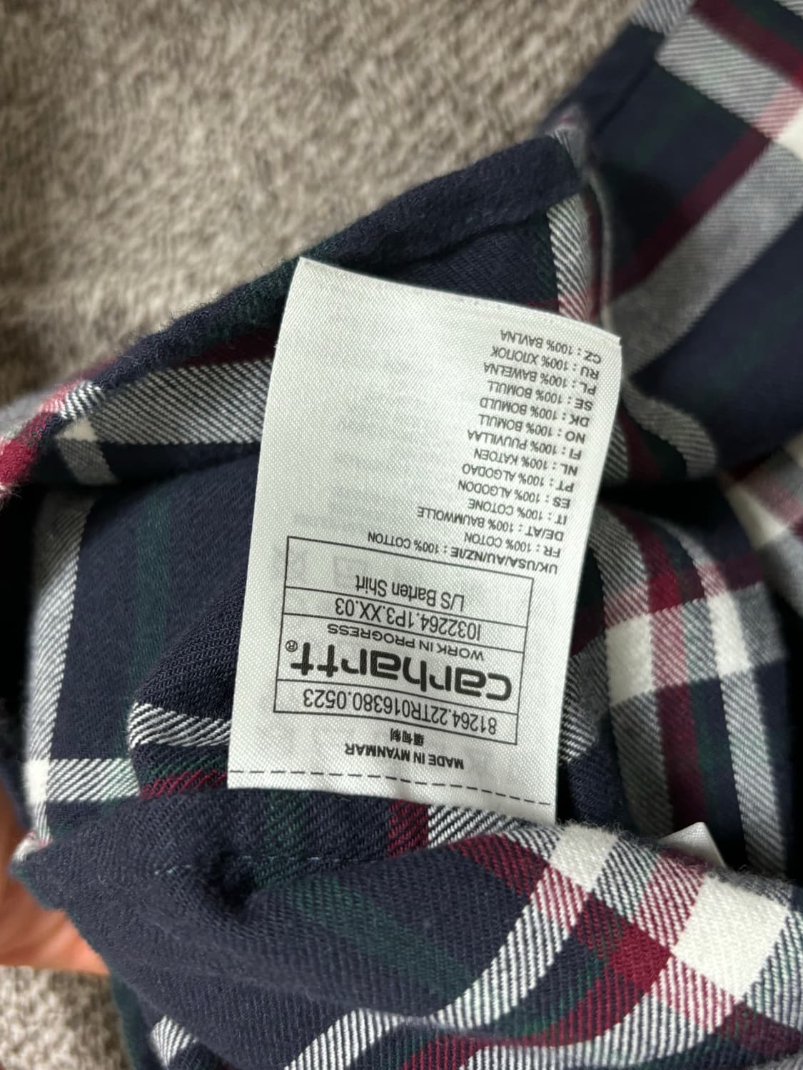 칼하트윕 긴팔 셔츠 상품이미지4