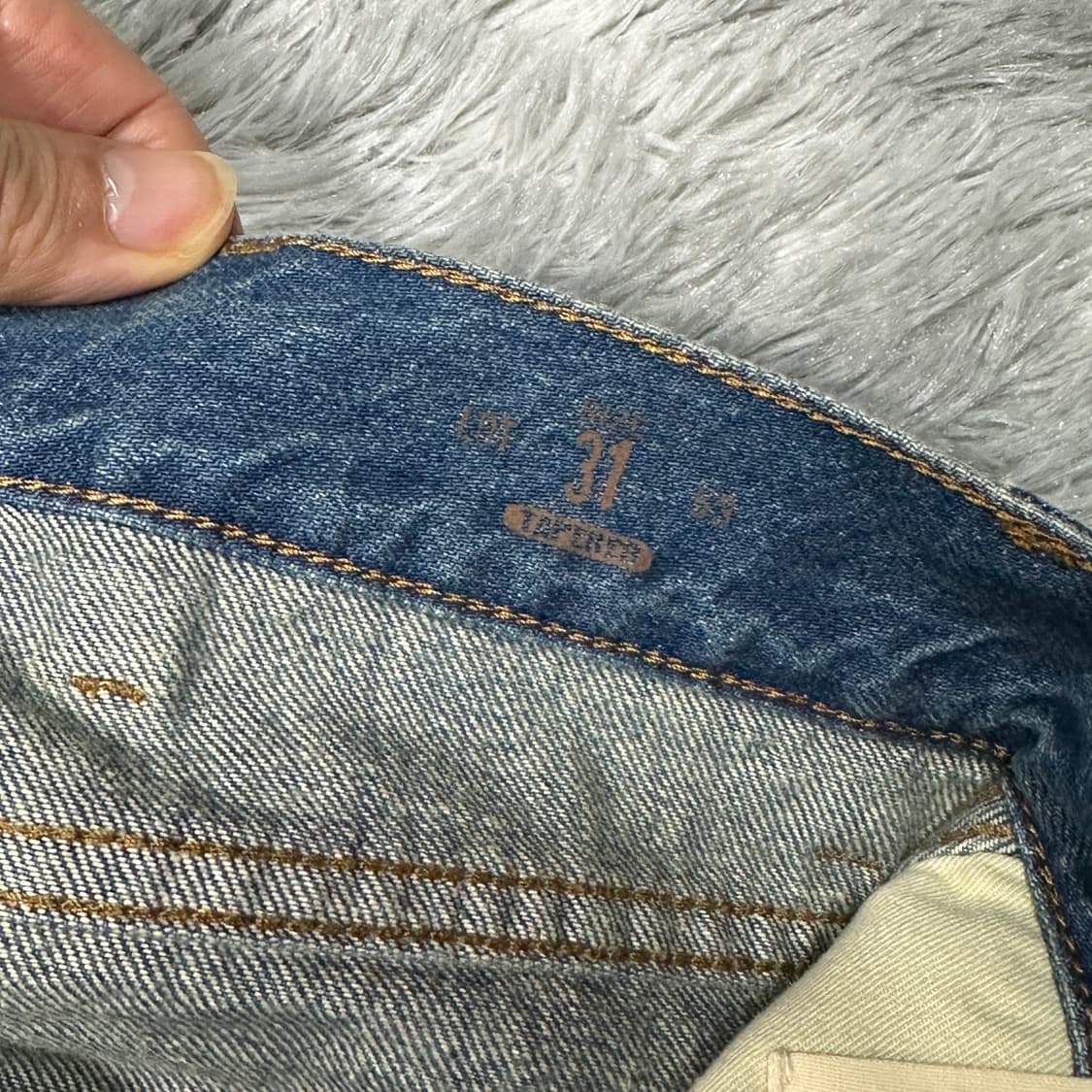 구찌 스네이크 자수 데님 팬츠 31 상품이미지4