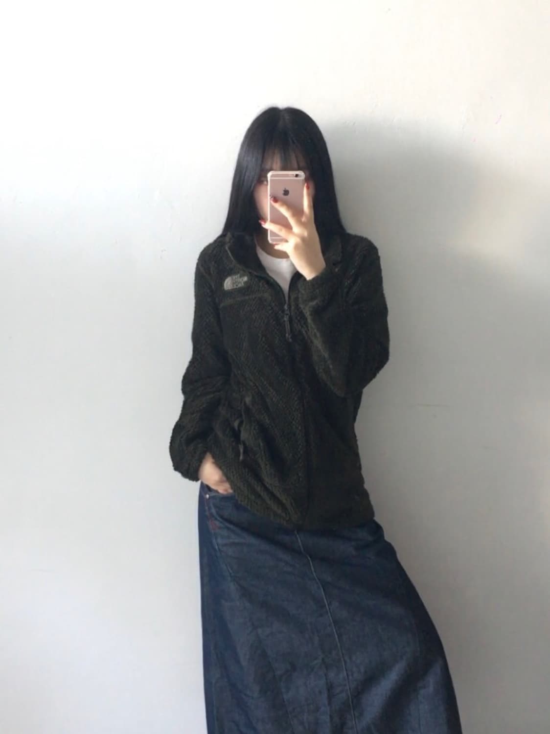 노스페이스 자수 플리스집업 상품이미지1