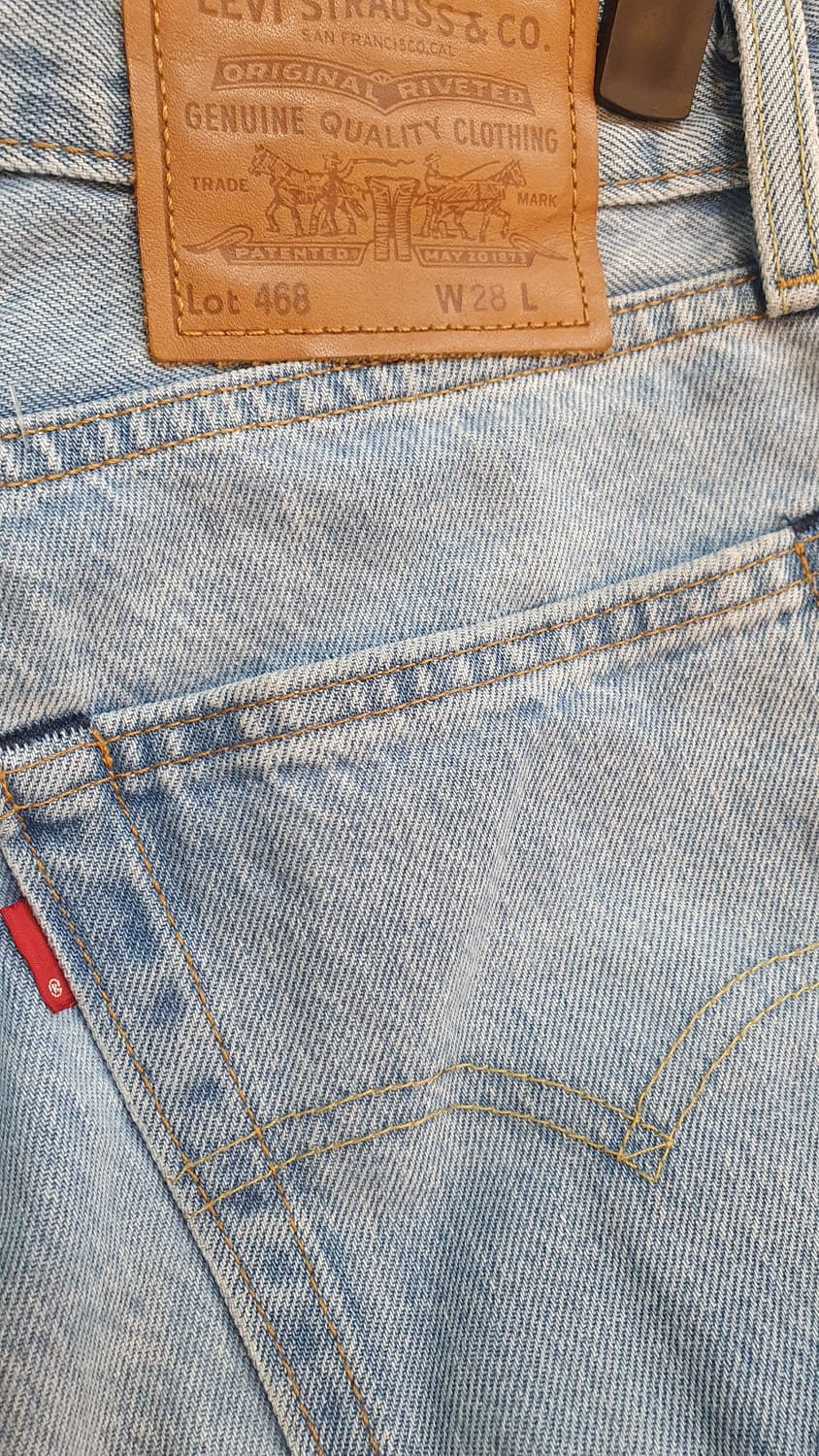 여성 리바이스 데님반바지 W28L9 상품이미지5