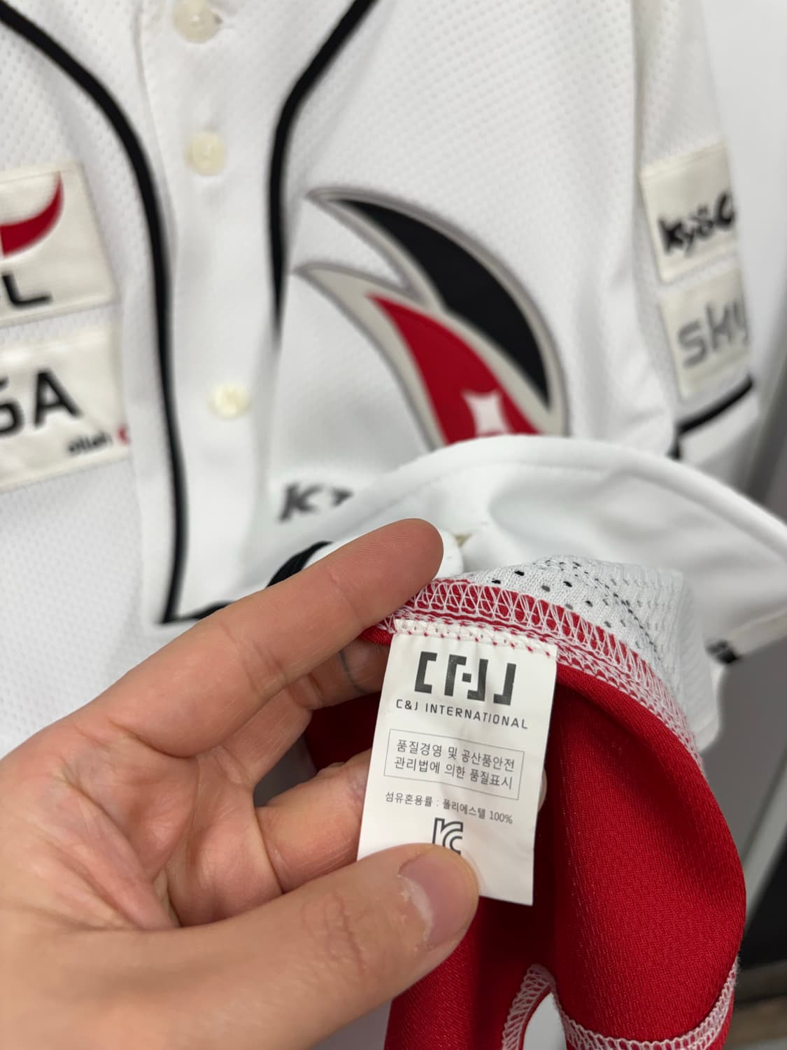 kt위즈 풀패치 야구유니폼 상품이미지5