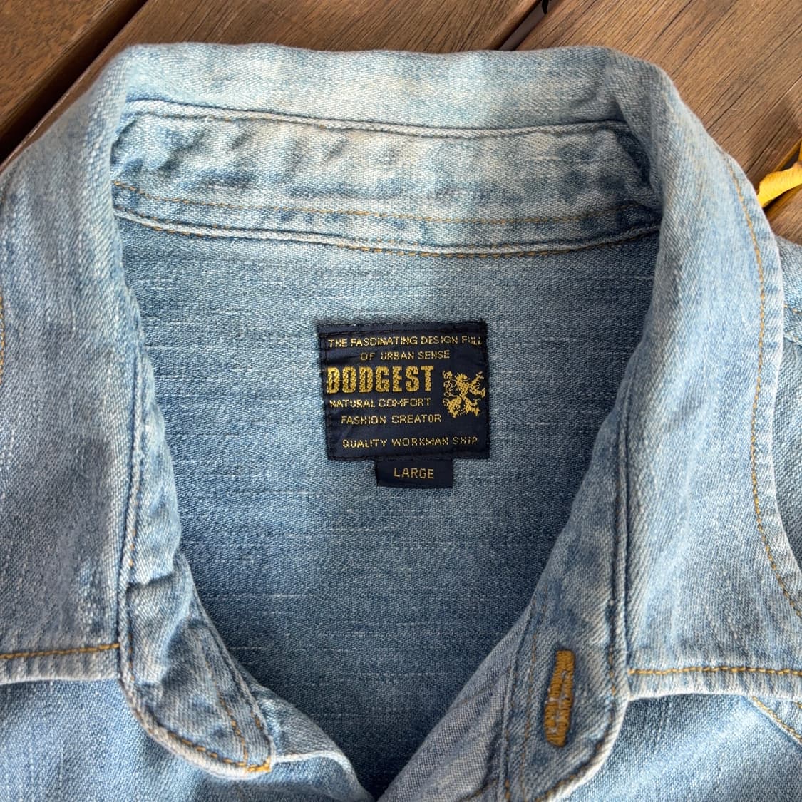 DODGEST 데님 웨스턴 셔츠 상품이미지8