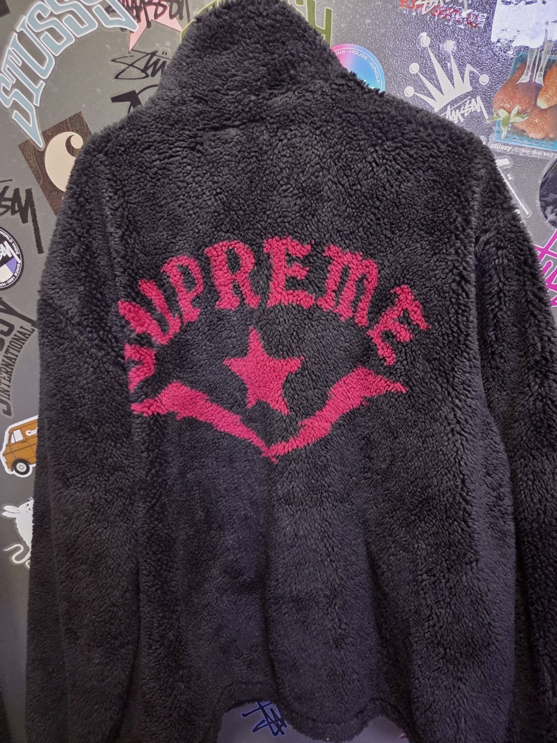 슈프림 스타 플리스 자켓 블랙 XL 상품이미지3