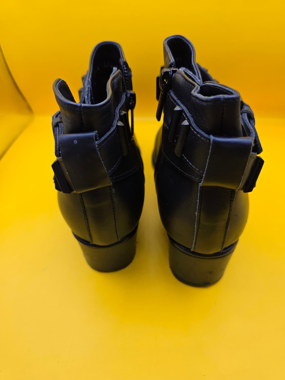 러브바바라 가죽 앵클부츠 230 / 굽4cm 상품이미지3