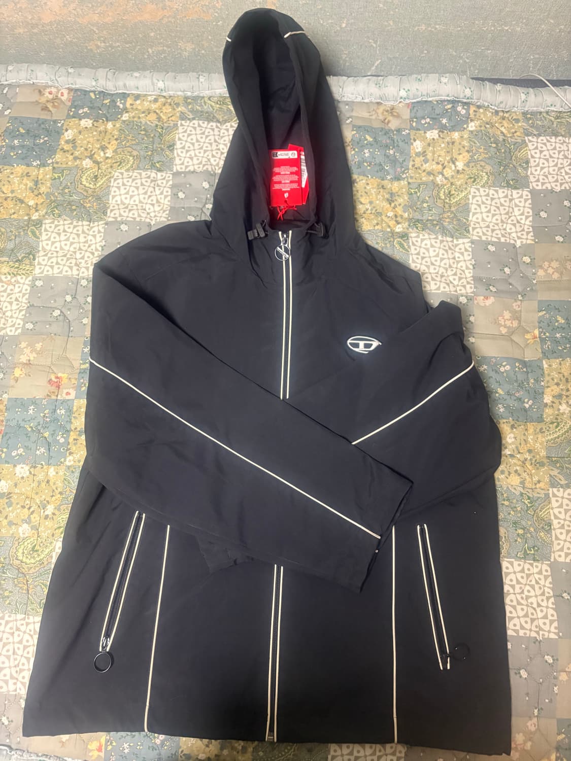 디젤J하이브스 윈드브레이커 블랙L 상품이미지2