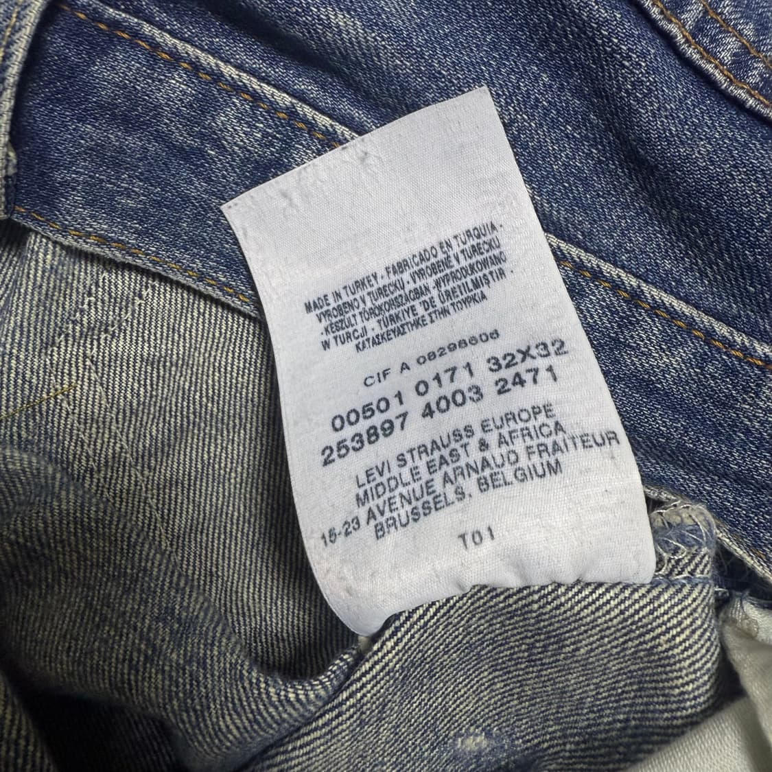 [32] levi's 리바이스 501 데님 청바지 - 4 상품이미지3