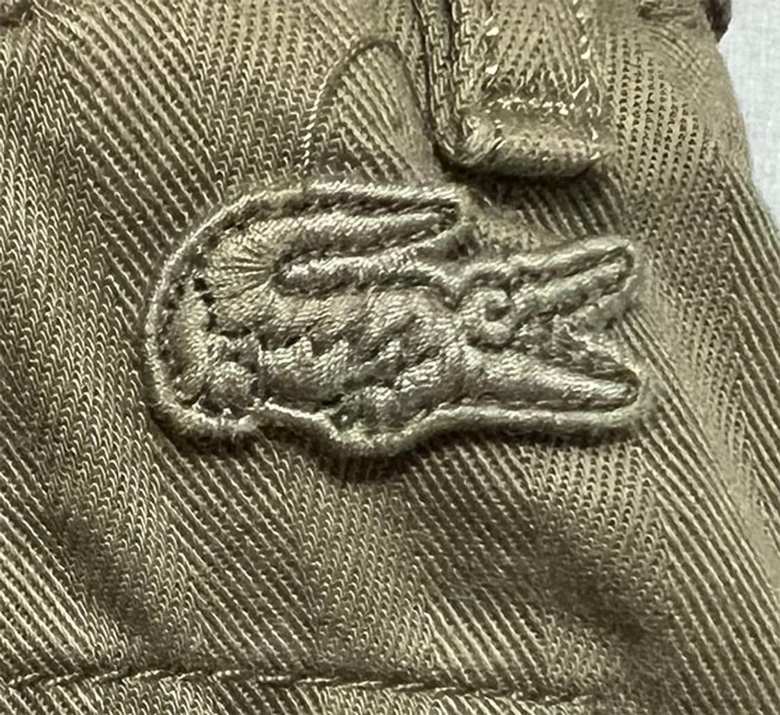 라코스테 남자 면바지 춘추 헤링본 치노팬츠 탱크그린 캐주얼 L 32 상품이미지3