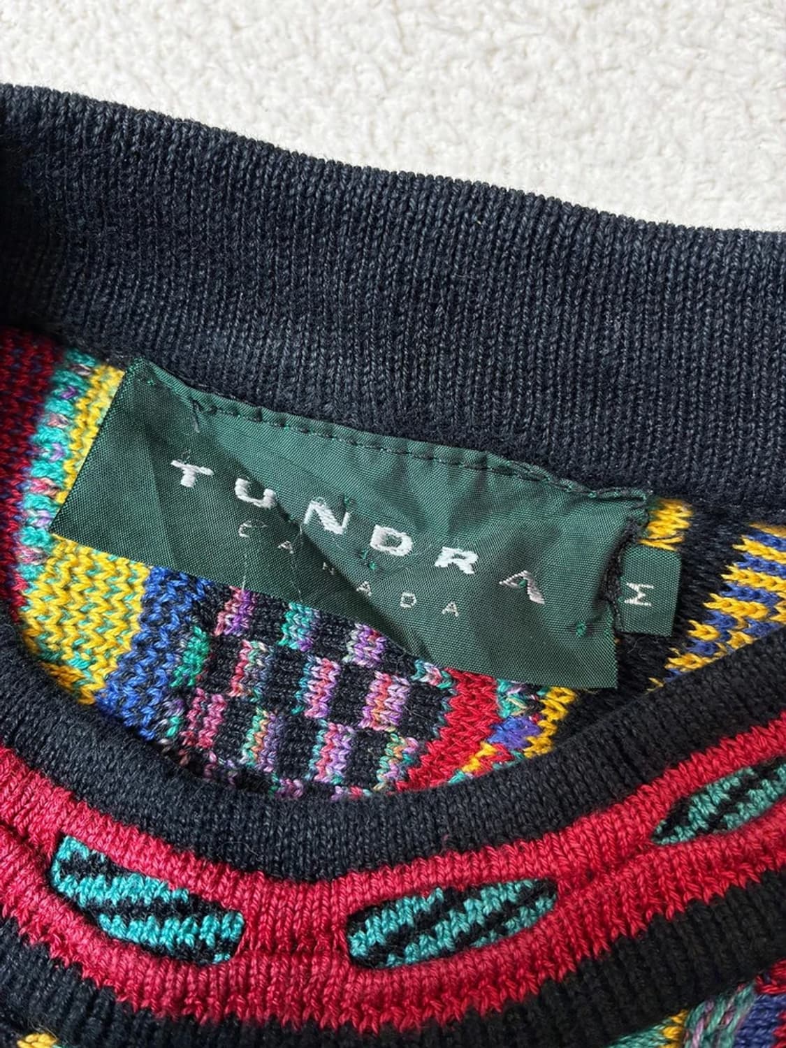 툰드라 00's 캐나다 3D 케이블 크롭 니트 PN7749 상품이미지5