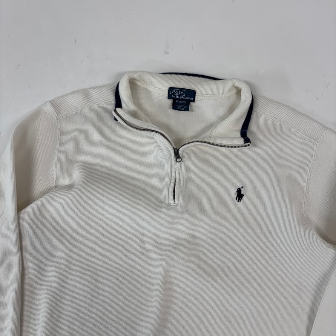 폴로 반집업 니트 상품이미지4