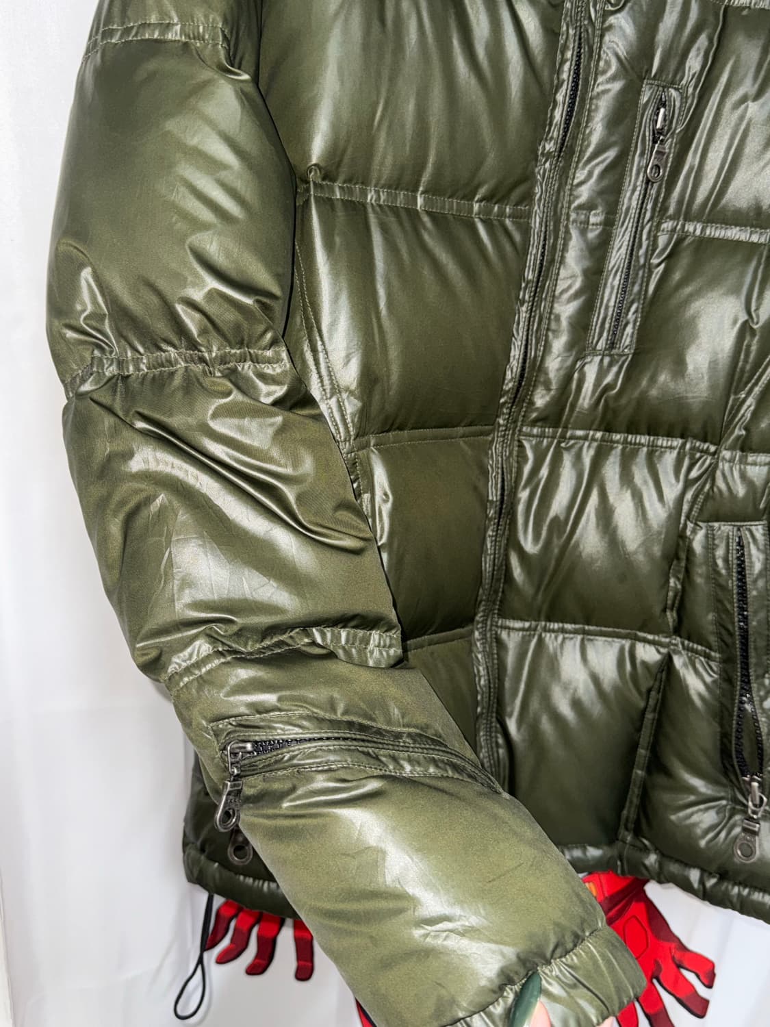 빈티지 y2k 펑크 무드 패딩 점퍼 상품이미지3