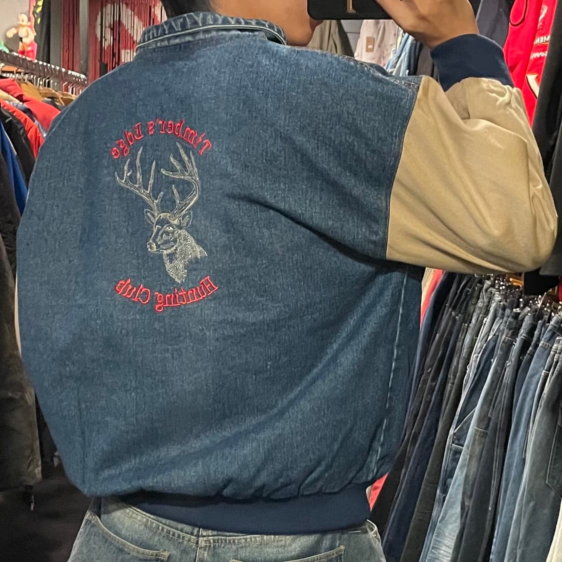 [IM] VTG 빈티지 데님 바시티 자켓 상품이미지5