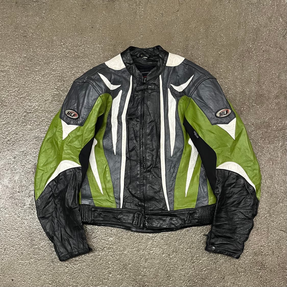 빈티지 가죽 레이싱 자켓 (100-105) 상품이미지1