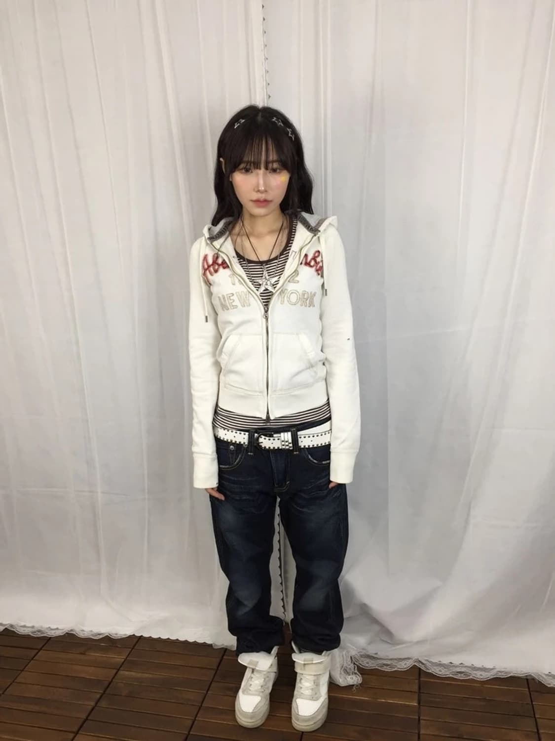 00s Abercrombie NYC Zip Hoodie 상품이미지1