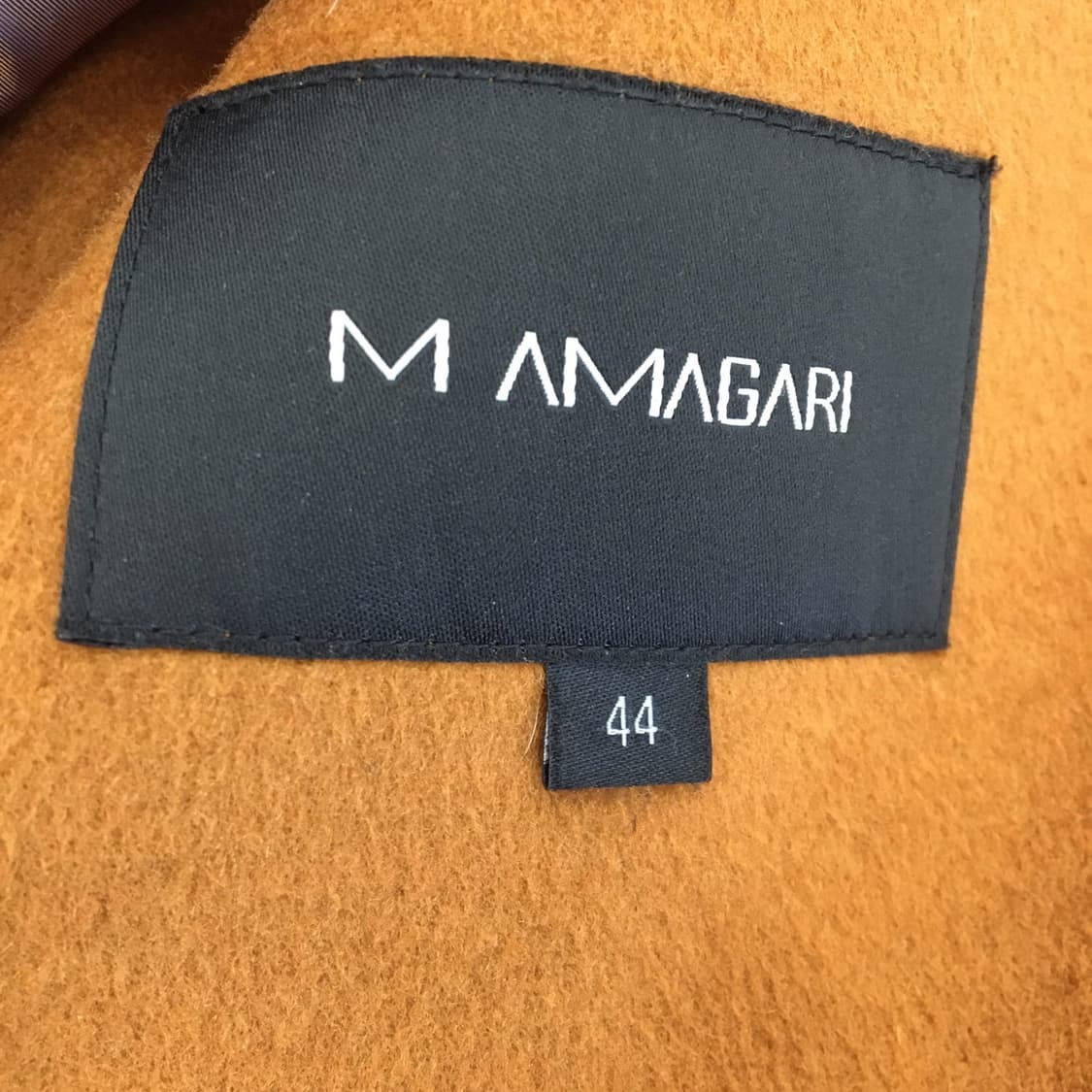 마마가리 캐시미어 카멜브라운 싱글코트 100  상품이미지6