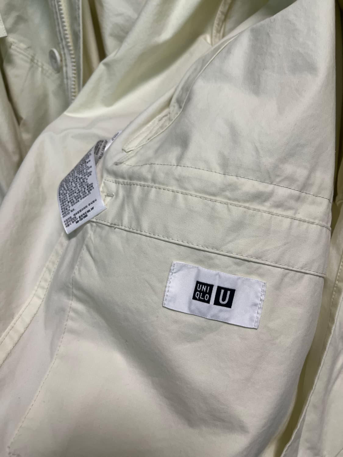 유니클로 U 23SS 릴랙스 자켓 후드 파카 M사이즈 상품이미지7