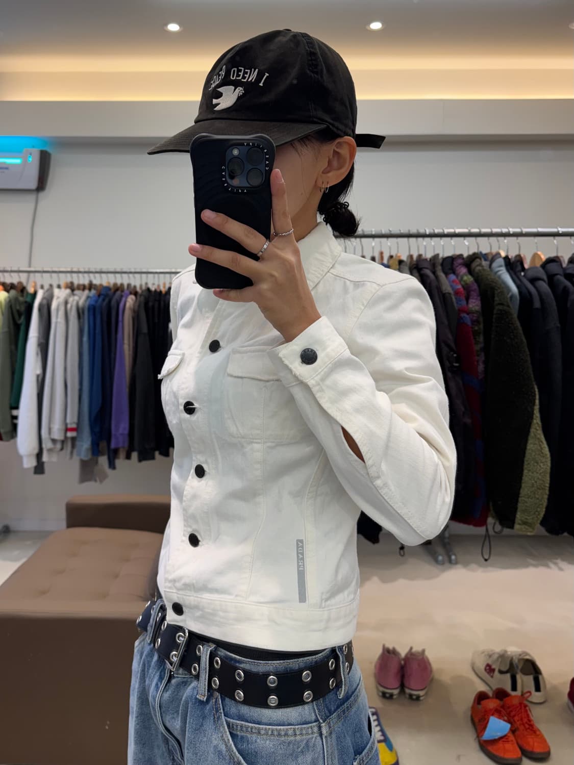 프라다 우먼스 트러커 자켓 상품이미지8