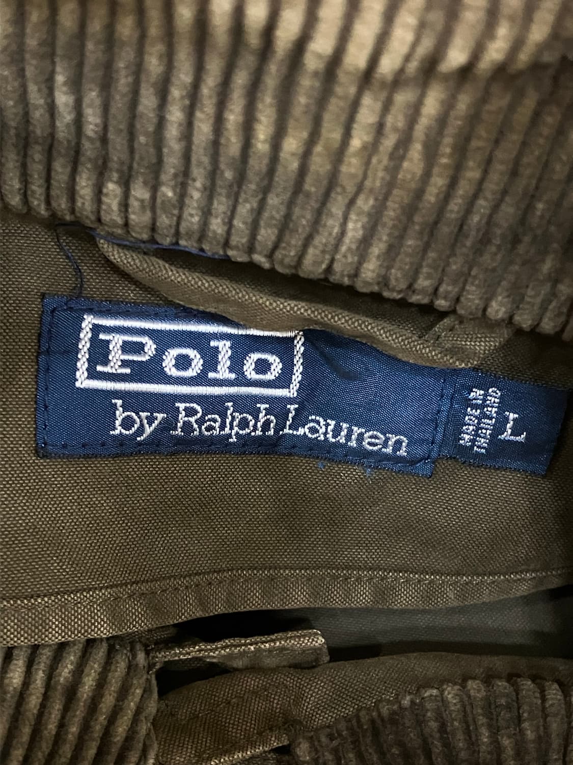 90s 폴로 랄프로렌 카키 파이어맨 자켓 L 상품이미지3