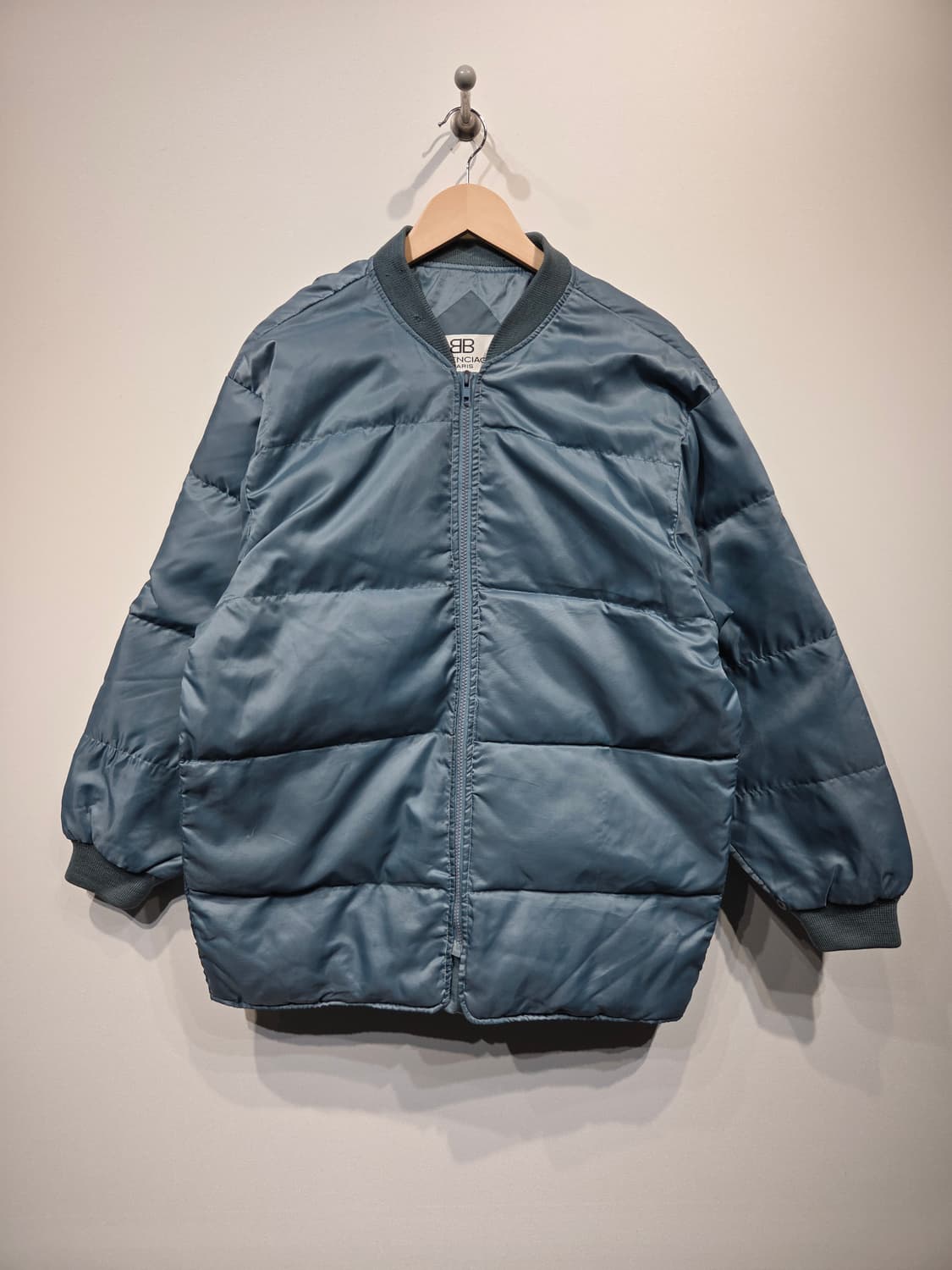 발렌시아가 90s 빈티지 오리털 패딩 블루종 상품이미지2