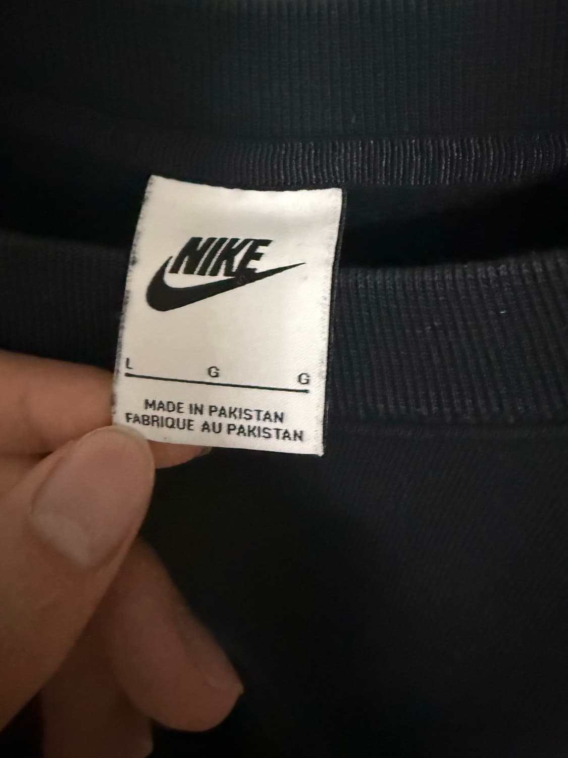 나이키 x 스투시 맨투맨 크루넥 블랙 L 상품이미지5