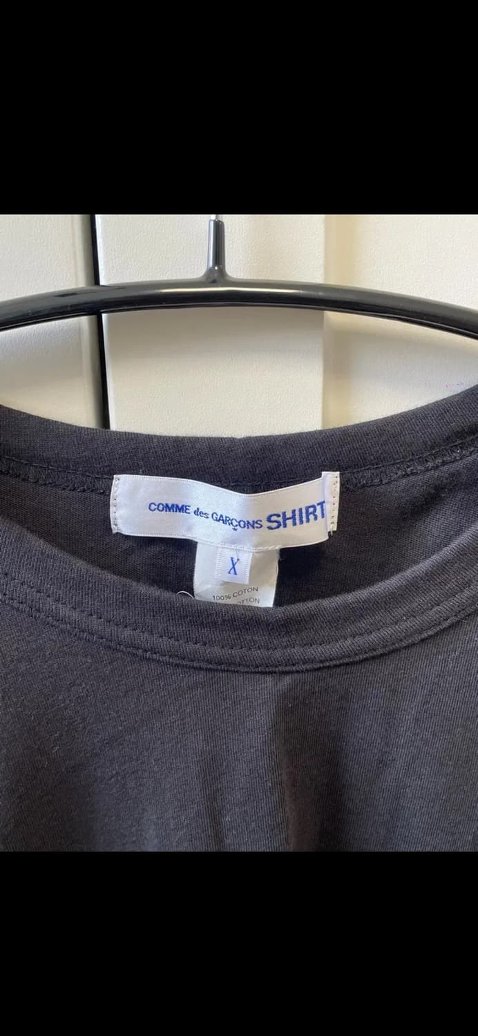 꼼데가르송 셔츠라인 티셔츠(Black/XL) 상품이미지3