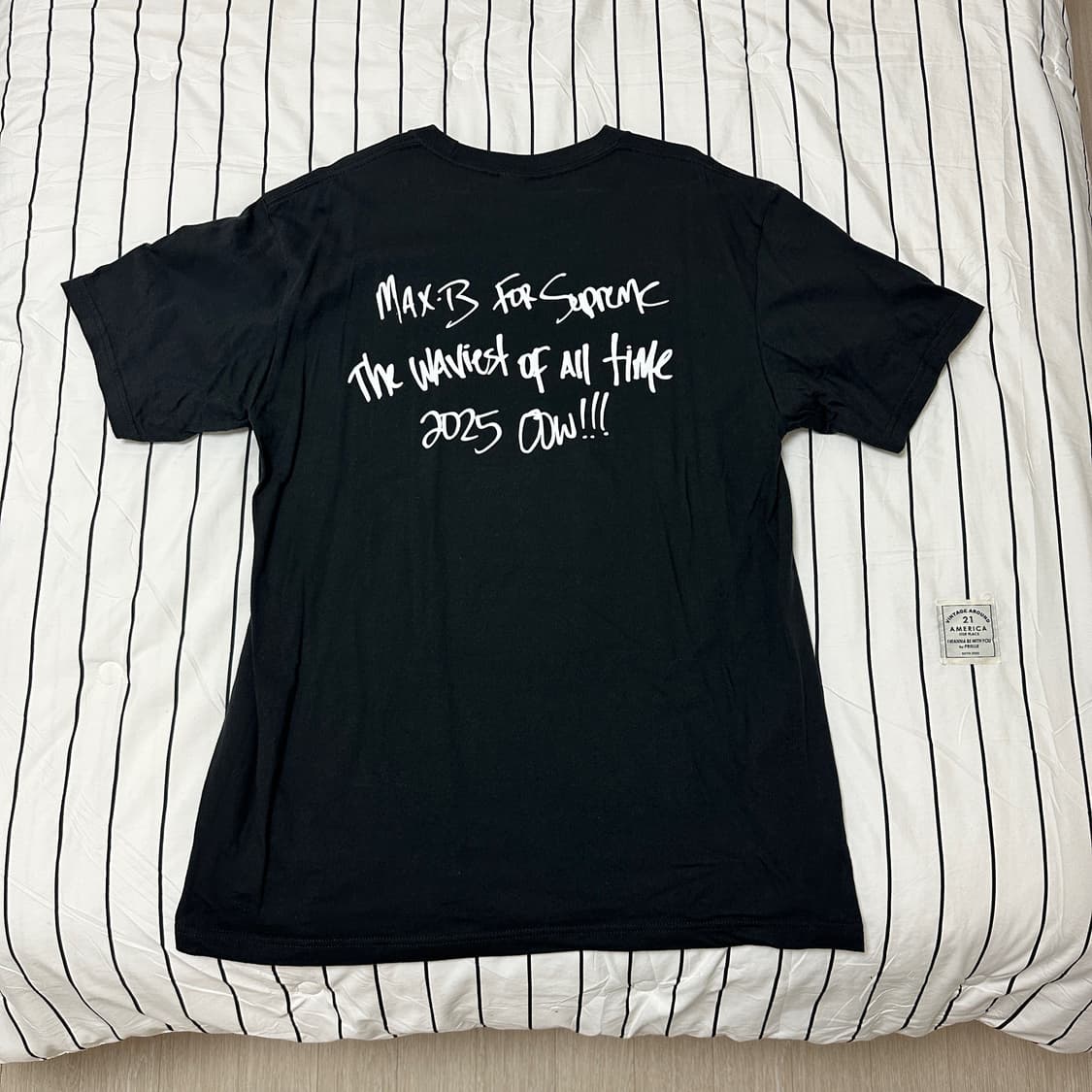 슈프림 맥스 B 티셔츠 블랙(L) 상품이미지3